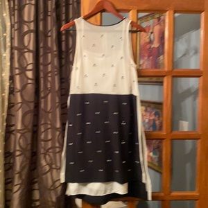 Chiffon dress with rhinestone